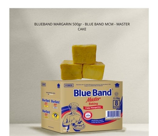 BLUEBAND MARGARIN 500gr - BLUE BAND MCM - MASTER CAKE MARGARINE 100% ASLI
