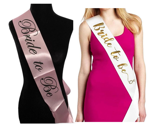 Selempang Bride To Be Satin Premium - Sash Pengantin Wanita untuk Bridal Shower & Hen Party - Produk NaisyaShop